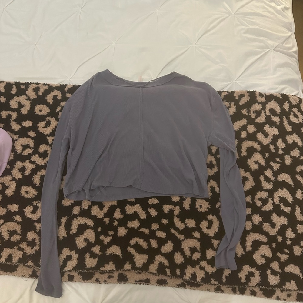 Purple Free People long sleeve